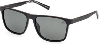 Timberland Moderne Gepolariseerde Zonnebril - Heren - Zonnebrillen - Zwart - 59 MM - Accessoires