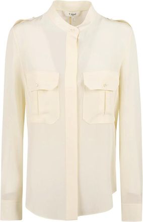 Chloé Shirts, female, Beige, L, Stylish Shirts Collection