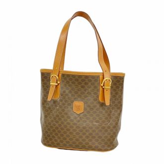 Celine Brown Pvc Tote Bag (Pre-Owned)