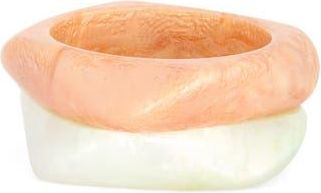 Natasha 2-Pack Bangle Bracelet in White/Neutral at Nordstrom Rack