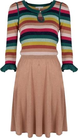 Patrizia Pepe Abito Midi in Maglia - - Dresses - Donna - Multicolore - M