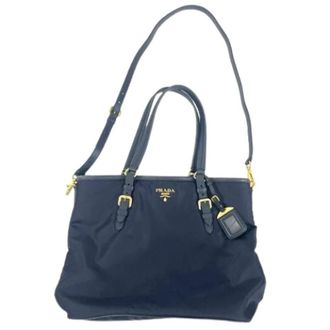 Prada Pre-owned Vintage Tote - Pre-owned - Mujer - Azul - ONE SIZE