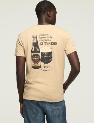 Lucky Brand Mens Guinness Advert Tee