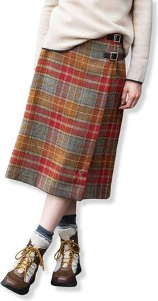 Celtic & Co. British Midi Celt Kilt in Autumn Tartan at Nordstrom, Size 12