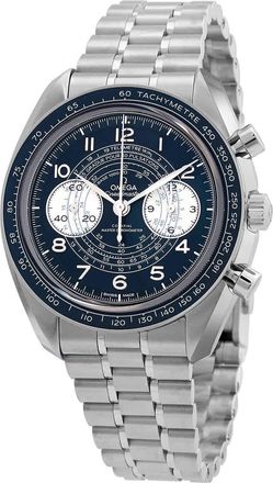 Omega Speedmaster Chronograph Hand Wind Blue Dial Mens Watch 329.30.43.51.03.001