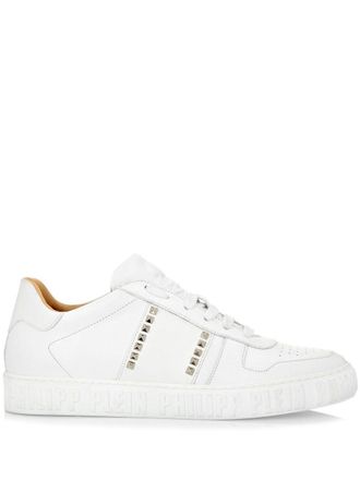 Philipp Plein Sneakers con borchie - Bianco