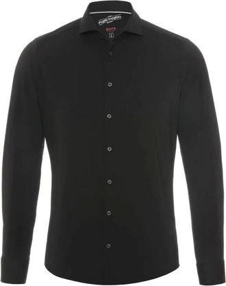 Pure Heren, Overhemden, Zwart, Maat: 5XL