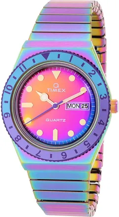 Timex Q Timex Iridescence Quartz Expansion Band Ladies Watch TW2W41100