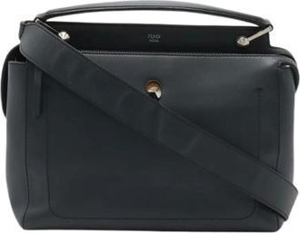 Fendi Pre-owned Dotcom Leather 2way Bag - Dames - Vintage Handtas - Blauw - ONE Size - Leer - Vintage