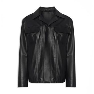 Lardini Leather Jackets, male, Black, Size: XL Leather Jacket