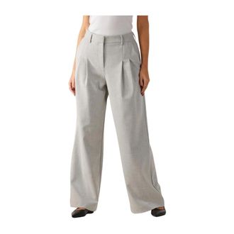 Moss Copenhagen Dames, Broeken, Grijs, Maat: XL