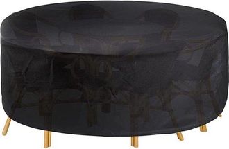 OEM Funda Para Mesa De Jard&iacute;n, Fundas Impermeables Para Muebles De Jard&iacute;n, Tejido Oxford 210d, 200x94cm, Negro, Impermeable, Resistente A Rayos Uv