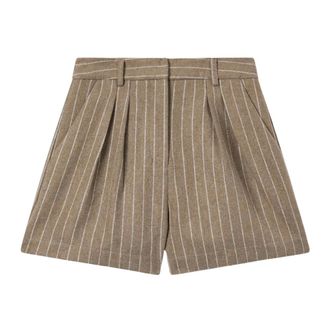 Saint Barth Shorts Aya - Shorts - Mujer - Marr&oacute;n - S