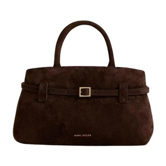 Manu Atelier Dames, Tassen, Bruin, Maat: ONE Size Katoen
