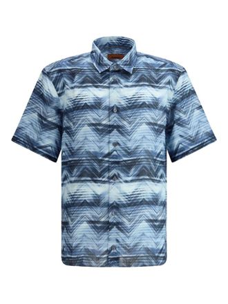 Missoni Overhemd met print - Blauw