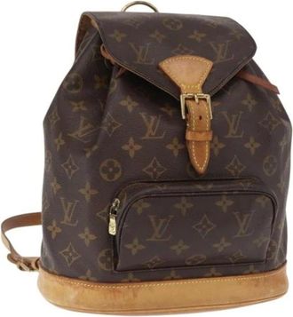 Louis Vuitton Pre-owned Backpacks, female, Brown, Size: ONE SIZE Pre-owned Vintage Backpack