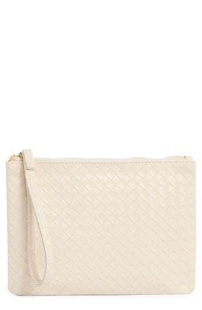 Mundi Woven Wristlet in Bone at Nordstrom Rack