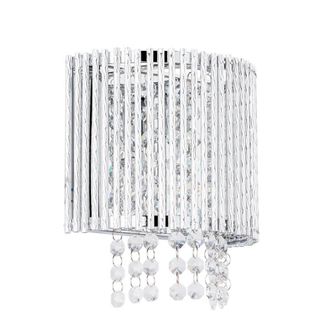Netlighting Modern Wall Lamp Silver 1 Light with Clear Shade G9