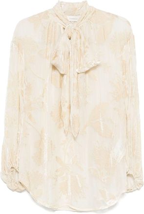 Zimmermann Blusa Burnout - Toni neutri
