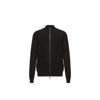 Moncler Moncler Cashmere Blend Zip-up Cardigan, Men, Black, Size: 3xl