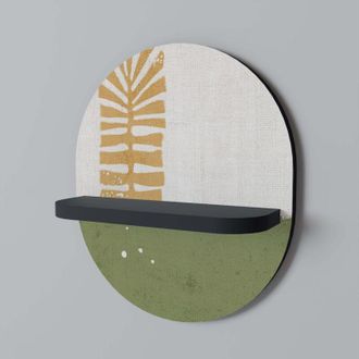 OEM Estante Ovalado Greenery Walk Negro