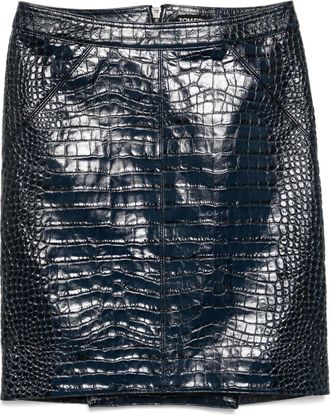 Tom Ford Gonna in pelle - Blu