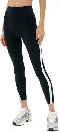 SPLITS59 Miles High Waist Rigor Legging In Black/white