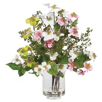 Nearly Natural Dogwood Artificial Flower Arrangement in Assorted at Nordstrom