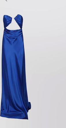 The Sei asymmetric silk dress criss-cross back