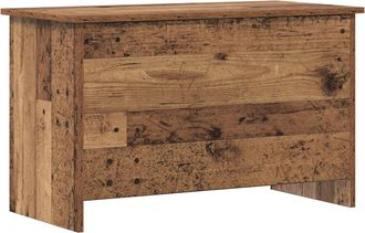 vidaXL Ba&uacute;l De Almacenamiento Madera Envejecida 80 X 40 X 50 Cm Vidaxl