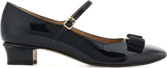 Ferragamo Dames, Schoenen, Zwart, Maat: 35 1/2 EU Leer