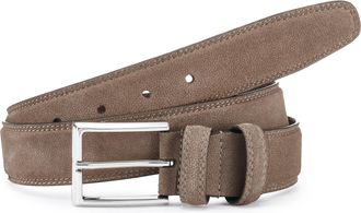 John Devin H&uuml;ftg&uuml;rtel JOHN DEVIN Lederg&uuml;rtel, Herren, Gr. 100, taupe, Rindsleder, unifarben, G&uuml;rtel H&uuml;ftg&uuml;rtel, Hoseng&uuml;rtel, Jeansg&uuml;rtel, G&uuml;rtel aus Leder