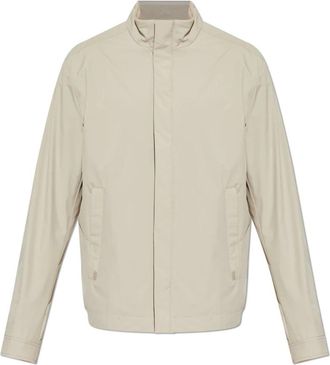 Paul & Shark Jacket met zakken - Heren - Zomerjassen - Beige - 2XL - Leer - Jassen