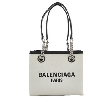 Balenciaga Naturel Duty Free Small Logo Tote Bag