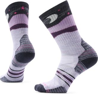 Smartwool Womens Performance Hike Targeted Cushion Lunar Trek Crew Socks Purple S