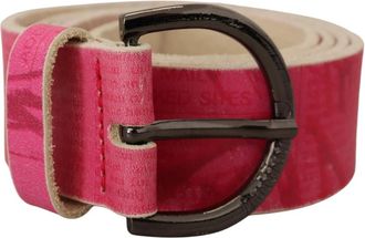 John Galliano Fashion Riem - unisex - Riemen - Roze - ONE Size - Leer - Accessoires