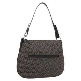 Loewe Tweedehands Canvas handtassen - Dames - Pre-owned - Blauw - Maat: ONE Size Leer