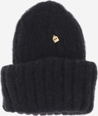 Myssyfarmi Womens Wool Beanie Hat Black Finnshep