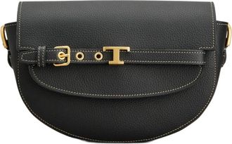 Tod's Tim Tracollina Tonda Mini - Dames - Schoudertassen - Zwart - ONE Size - Tassen