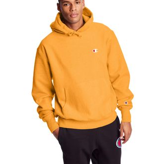 Champion Mens gf68reverse Hoody, C Gold/Left Chest C Logo, S UK