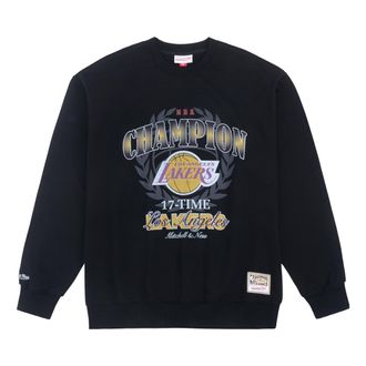Mitchell & Ness x NBA Golden State Warriors 17 Times Champion Sweatshirt Black MNJYFWHD23093006