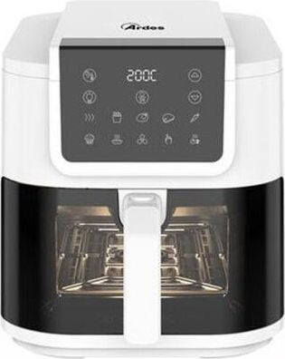 Ardes Freidora De Aire Ardes Arfrya08lvw Capacidad 8 Litros 1700 Watt Con Temporizador Color Blanco Friggisana Infinity Win W