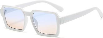 Generic Mens Sports Outdoor Sunglasses Vacation Driving Decoration(White)