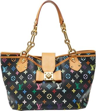 Louis Vuitton Black Multi-Color Noir Pvc Leather Shoulder Bag Tote Bag (Pre-Owned)