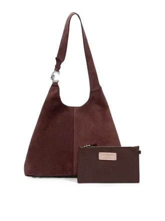 Coccinelle Handbag Suede Leather/Grained Leat