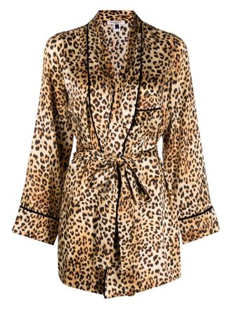 Gilda & Pearl Golden Hollywood silk robe - Brown