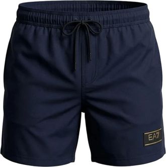 Emporio Armani Emporio Armani Ea7, Uomo, Costumi da bagno, Blu, XL, new