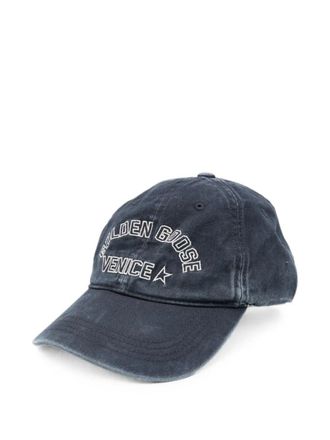 Golden Goose Cap Washed Cotton Twill Journey Baseball