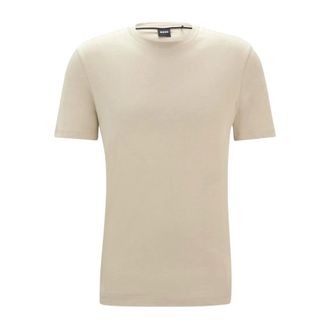 HUGO BOSS Heren, Tops, Beige, Maat: 2XL Katoen