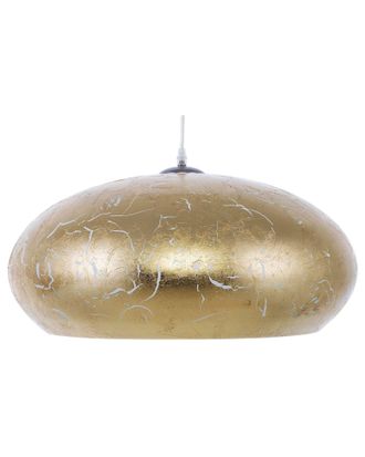 Beliani Lampadario In Color Oro Limnatis